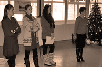 Školiteľky na seminári: (zľava) Olivera Gabriniová, Slovenka Benková-Martinková, Marína Kaňová a Mariena Stankovićova-Kriváková