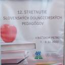12. stretnutie slovenských učiteľov
