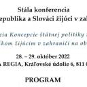 Stála konferencia Slovenská republika a Slováci žijúci v zahraničí 2022