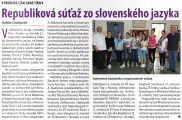 Čítať ďalej: Z Padinskej Základnej školy - Republiková súťaž zo slovenského jazyka
