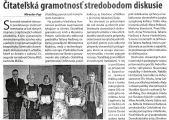 Čítať ďalej: Čitateľská gramotnosť stredobodom diskusie